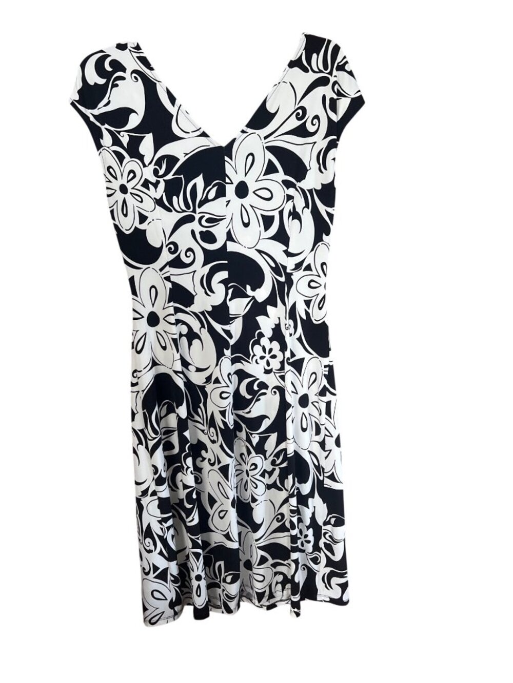 Lot Of 4 Womens Dresses Size 12 Evan Picone Max Studio Floral & Abstract Prints - Picture 13 of 13